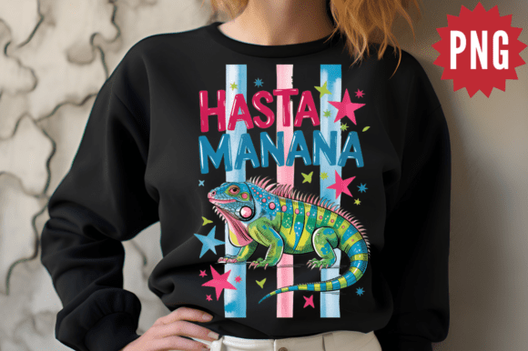 Hasta Manana Iguana Graphics for Local Branding