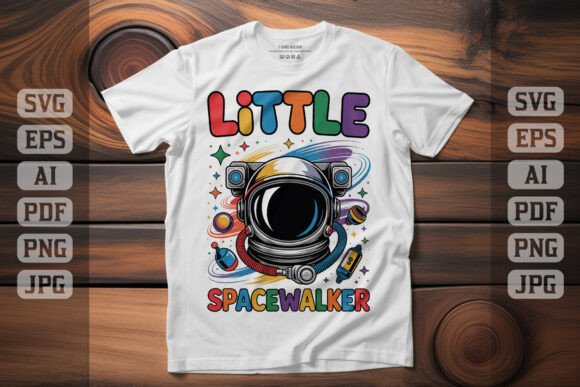 Little Spacewalker Graphics for T-Shirt Designs