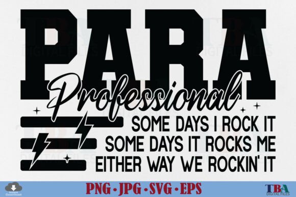 Para SVG: Funny Paraprofessional Quote Graphics