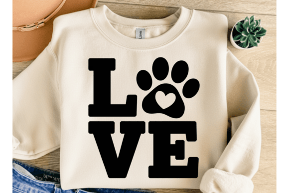 Paw Print Quote Animal Lover PNG SVG: T-Shirt Designs & Graphics