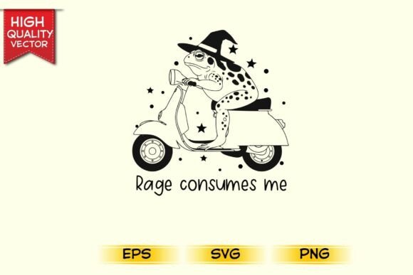 Rage Consumes Me Graphic for T-Shirt Designs