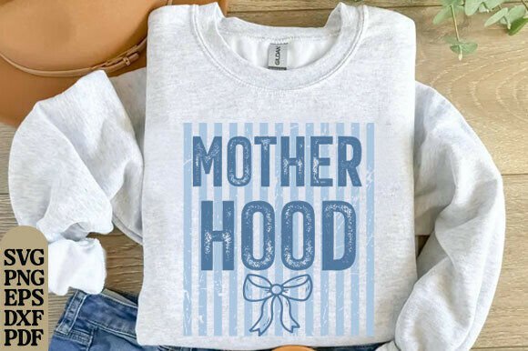 Striped Coquette Motherhood PNG, Trendy Graphics for T-Shirt Designs
