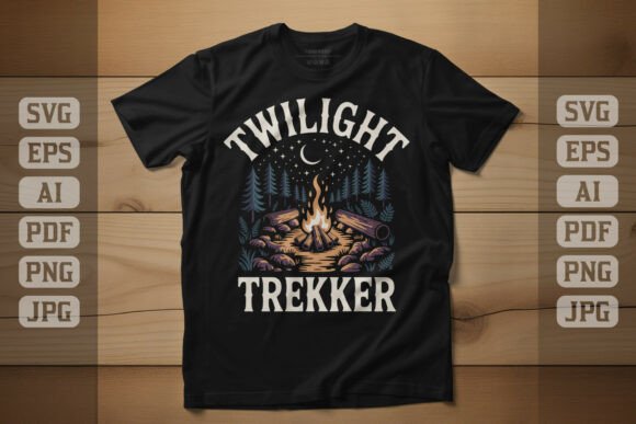 Twilight Trekker Graphics for T-Shirt Designs